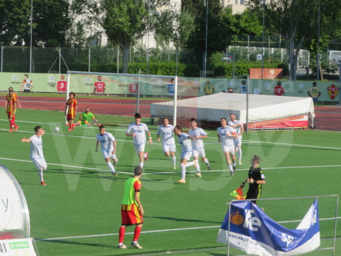 esultanza dopo il primo gol