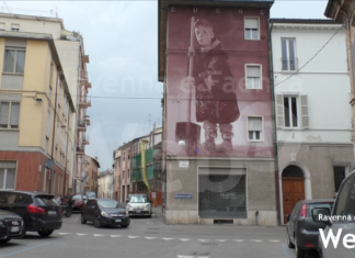 Inaugurato il primo murale a Faenza in ricordo dell’alluvione