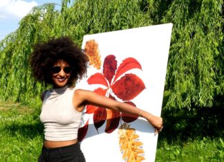 Shashe Capra, l’artista che realizza le sue opere con la natura, in mostra alle Pescherie della Rocca