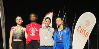Carlotta Tagliaferri prima nel giavellotto ai Campionati Universitari Interfacoltà