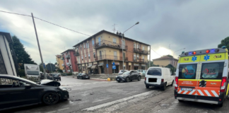 Tamponamento fra quattro vetture a Castel Bolognese