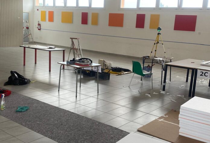 Inizio lavori impianto di raffrescamento mensa scolastica (1)