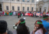 Manifestazione in piazza del Popolo di cittadini del Bangladesh