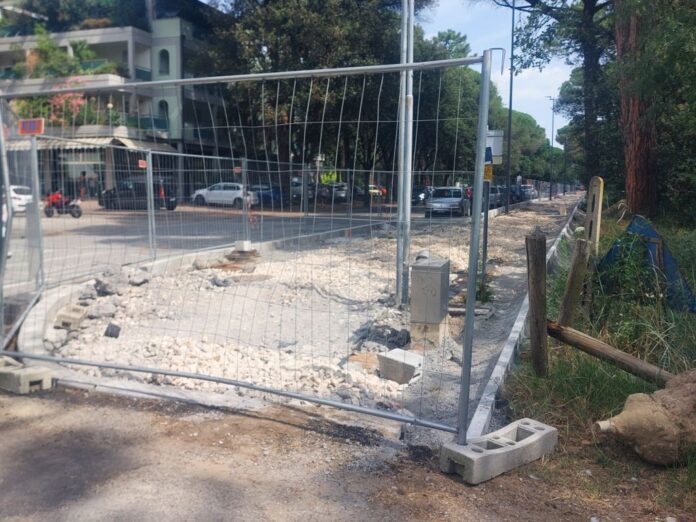 lavori marina romea pedonale