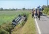 Sbanda e si capovolge con la propria auto: 63enne trasportata in elisoccorso a Cesena