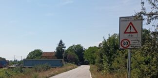 Ancisi (LpRa): Folle ciclopedonale europea sulla via Chiavica Romea