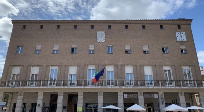 Il municipio di Cotignola