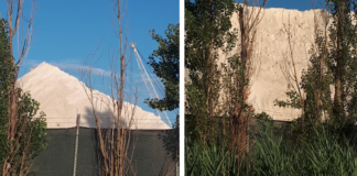 Ancisi (LpRa):Nebbie di polveri inquinanti su via Baiona tra il cimitero e Porto Corsini