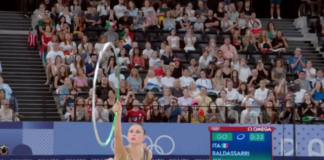 Olimpiadi di Parigi: Milena Baldassarri ottava nella finale di ginnastica ritmica
