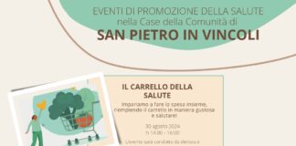 Promozione della salute: a San Pietro in Vincoli tre eventi aperti alla cittadinanza