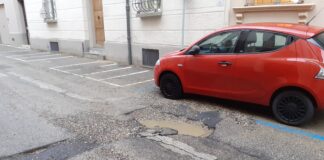 Grande buca in via XX Settembre