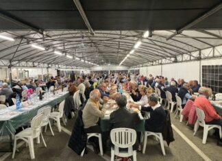 Conselice: oltre trecento volontari per la cena dedicata all’associazionismo locale