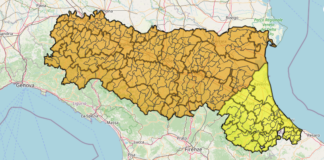 Allerta meteo gialla per criticità idraulica e temporali, dalla mezzanotte di oggi alla mezzanotte di domenica