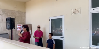 Una targa in ricordo di Guido Perissinotto al Campo Scuola Marfoglia