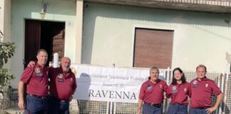 Punto di raccolta e distribuzioni alimenti e beni di prima necessità aperto a Traversara