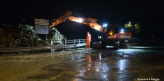 Alluvione: ponte Senio a Cotignola chiusa viabilità