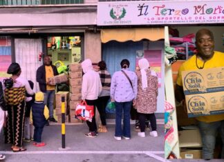 Il Terzo Mondo ODV: bottiglie di succo donate da Bizantina Ravenna e Comitato Cittadino di Fosso Ghiaia