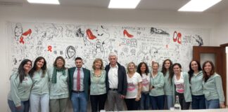 Il nuovo Dirigente della Squadra Mobile in visita a Linea Rosa