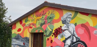 Tebano si colora di storia, un murale celebra la Resistenza e le donne che ne presero parte