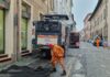 Faenza: lavori di asfaltatura in via XX Settembre