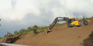 Protezione civile. Messa in sicurezza del Lamone, proseguono i lavori della Regione nei territori di Bagnacavallo, Ravenna e Russi.