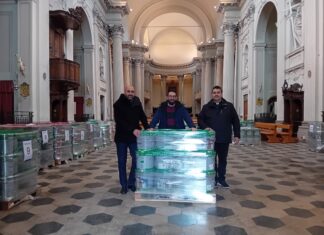 Faenza: Comune e Caritas Diocesana ricevono da OIkos Spa 30 tonnellate di pitture
