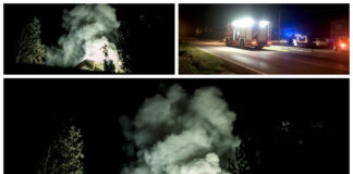 Alfonsine: il tetto di una casa prende fuoco