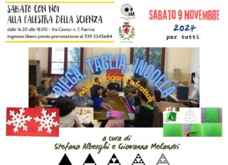 Piega, taglia, incolla: nastri, kirigami e frattali alla Palestra della Scienza
