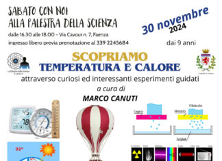 Temperatura e calore nel prossimo incontro della Palestra della Scienza