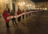 Più di 100 persone in piazza del popolo a Ravenna per il Flash mob È strage