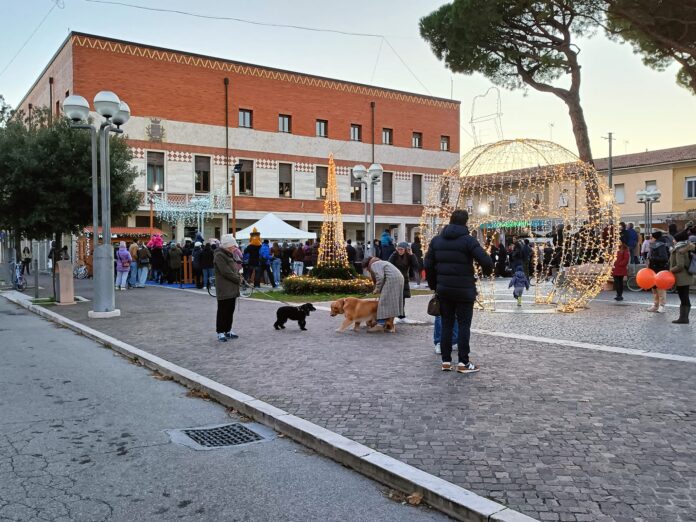 Inaugurazione della pista di ghiaccio ad Alfonsine, 2023 (1)