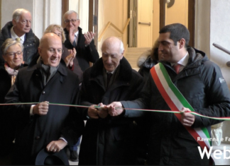 Taglio del nastro per il Museo Byron e il Museo del Risorgimento a Palazzo Guiccioli