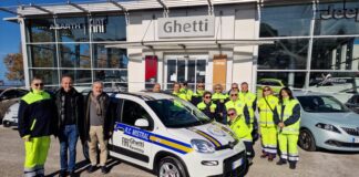 La concessionaria Ghetti ha donato ai volontari della Mistral una Panda Hybrid