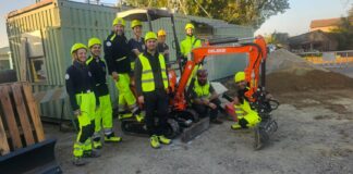 Bagnacavallo: nuovo miniescavatore per la Protezione civile, concluso il corso di formazione