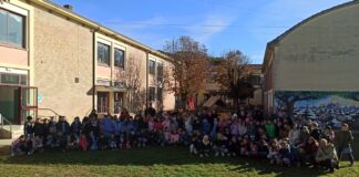 Massa Lombarda: una nuova quercia nel giardino delle scuole Quadri