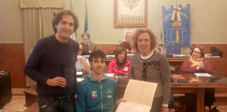 A Russi premiato Tommaso Mazzotti per meriti sportivi