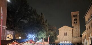 Piazza San Francesco si accende con il Villaggio di Natale di ADVS Ravenna