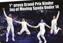 Scherma: torna il trofeo Kinder Joy of Moving al Pala de André