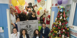 Motoclub Born To Dream: Due ruote di Natale in Pediatria