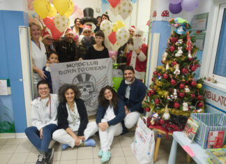 Motoclub Born To Dream: Due ruote di Natale in Pediatria