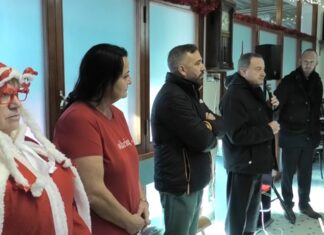 Il pranzo di Natale della Caritas per le persone in difficoltà alla mensa di Santa Teresa