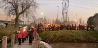 Quindicesima fiaccolata al Capanno Garibaldi per l’ultimo dell’anno