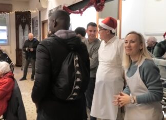 Voci e storie dal pranzo di Natale della Caritas