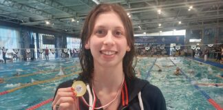 Nuoto Sub Faenza: l’american girl Andrea Maltoni torna dagli U.S.A. per le vacanze e si conferma vincente in corsia