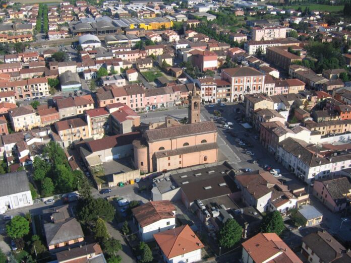 Foto aerea Conselice