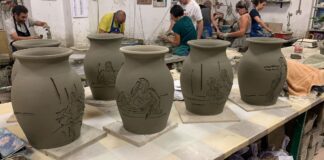 L’acqua del Duemila: installazione di Cosimo Veneziani al Museo Carlo Zauli