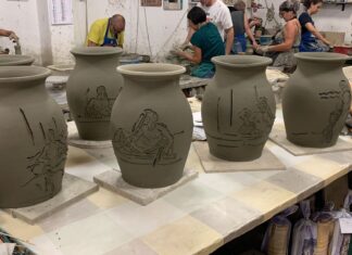 L’acqua del Duemila: installazione di Cosimo Veneziani al Museo Carlo Zauli