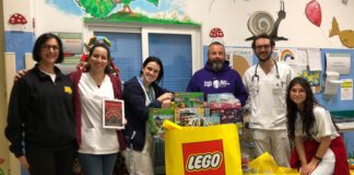 Giochi Lego donati ai piccoli pazienti della Pediatria di Ravenna