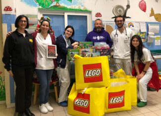 Giochi Lego donati ai piccoli pazienti della Pediatria di Ravenna
