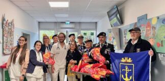 Doni ai bimbi in Pediatria, la solidarietà dell’ A.N.M.I. e Caritas Parrocchia San Paolo